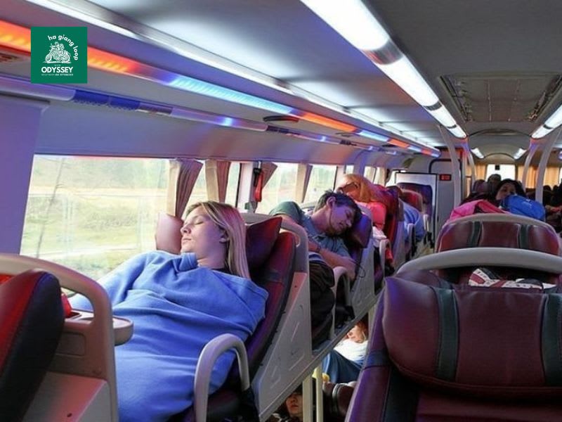 hanoi to ha giang sleeper bus 2
